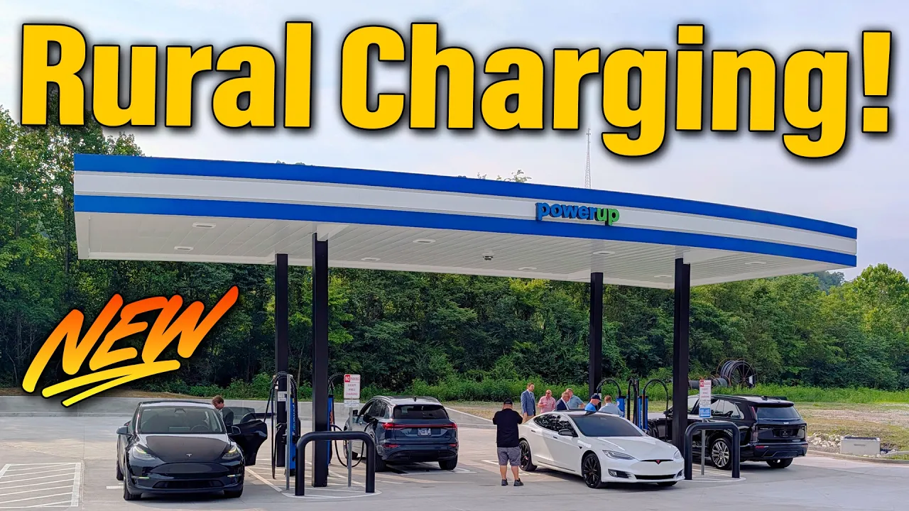 Rural EV Charging Solved? Inside PowerUp America's first NEVI charging station!
