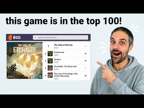 This is why THE VALE OF ETERNITY should be TOP 100 games of all time. |Board Game Review|