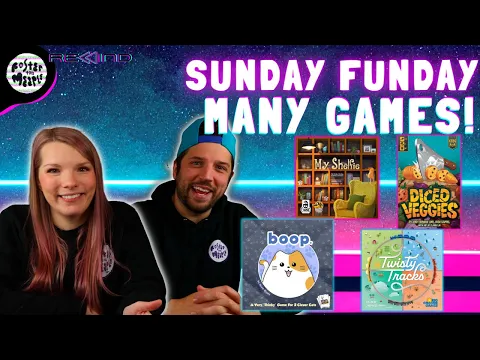 Boop, My Shelfie, Twisty Tracks & Diced Veggies Playthroughs | Sunday Funday