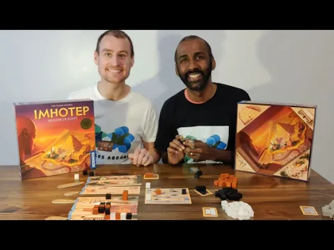 How to play: Imhotep board game by Kosmos games