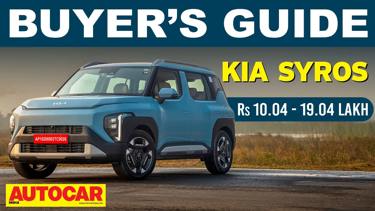 Kia Syros - Which variant to buy? | Buyer’s Guide | Autocar India