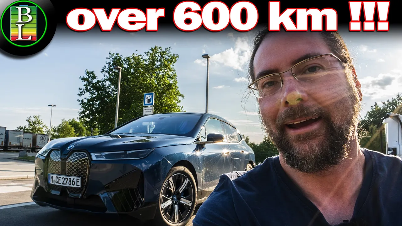 BMW iX xDrive 50 - Range test - Going far ;)