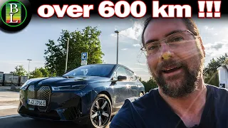 BMW iX xDrive 50 - Range test - Going far ;)