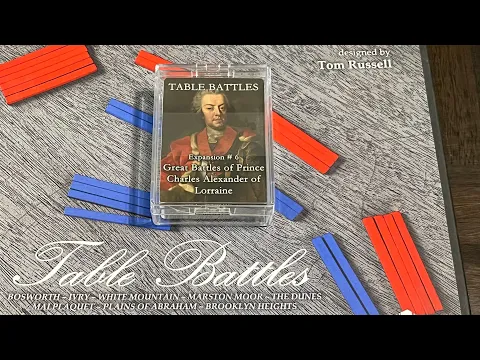 Great Battles of Prince Charles Alexander of Lorraine (Hollandspiele) - Unboxing and Overview