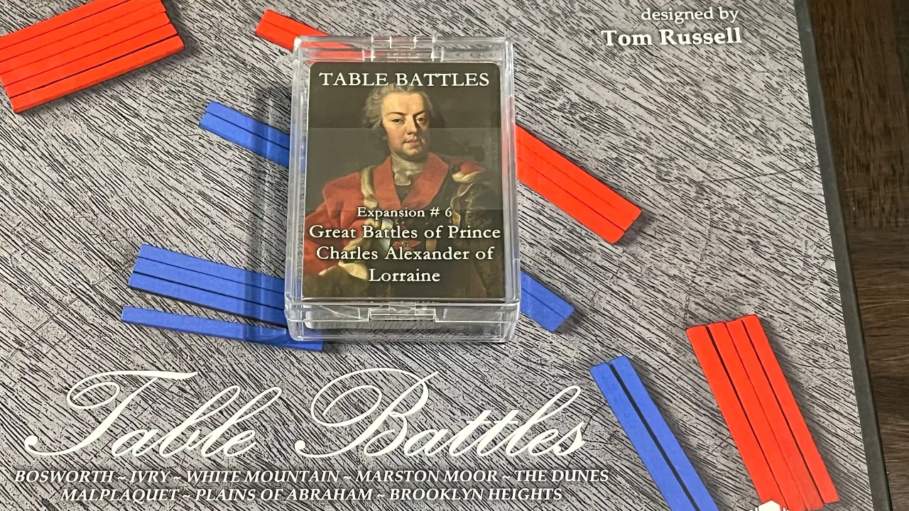 Great Battles of Prince Charles Alexander of Lorraine (Hollandspiele) - Unboxing and Overview