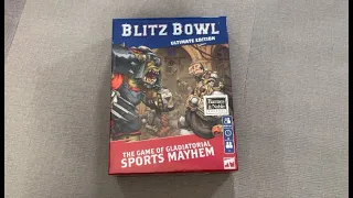 The Discriminating gamer: Blitz Bowl: Ultimate Second Edition unboxing with Ray