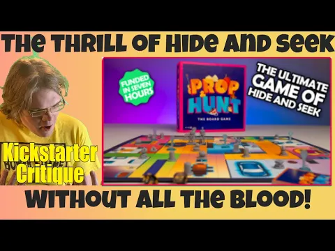 Prop Hunt: A Thrilling Hide and Seek Board Game - Hide and seek in a box! -Kickstarter Critique