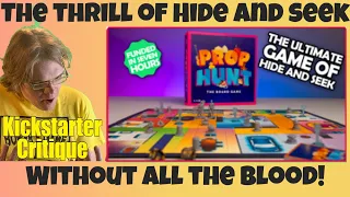 Prop Hunt: A Thrilling Hide and Seek Board Game - Hide and seek in a box! -Kickstarter Critique