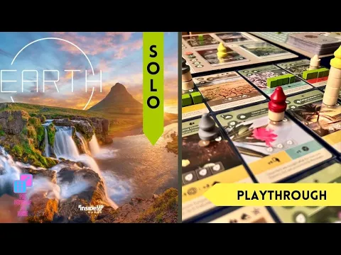 EARTH Board Game I TUTORIAL I SOLO Playthrough! #boardgames #soloboardgames #playthrough