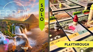 EARTH Board Game I TUTORIAL I SOLO Playthrough! #boardgames #soloboardgames #playthrough