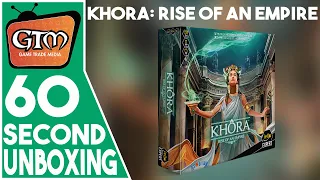 KHORA: Rise of An Empire | Game Trade Minute | (A 60 Second #Tabletopgaming Snapshot)