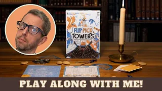FULL play through of FLIP PICK TOWERS! And you can play too!
