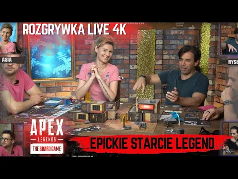 BITWA LEGEND LIVE Rozgrywka APEX Legends Gra PlanszowaKtóra drużyna wygra?
