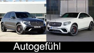 Mercedes GLC 63 AMG SUV vs Coupé PREVIEW Exterior/Interior Mercedes-AMG GLC 63 S