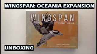 Wingspan Oceania Expansion unboxing