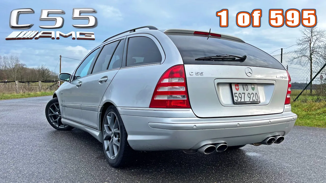 Mercedes C55 AMG Kombi S203 REVIEW on AUTOBAHN - ONE of the RAREST AMG's EVER!
