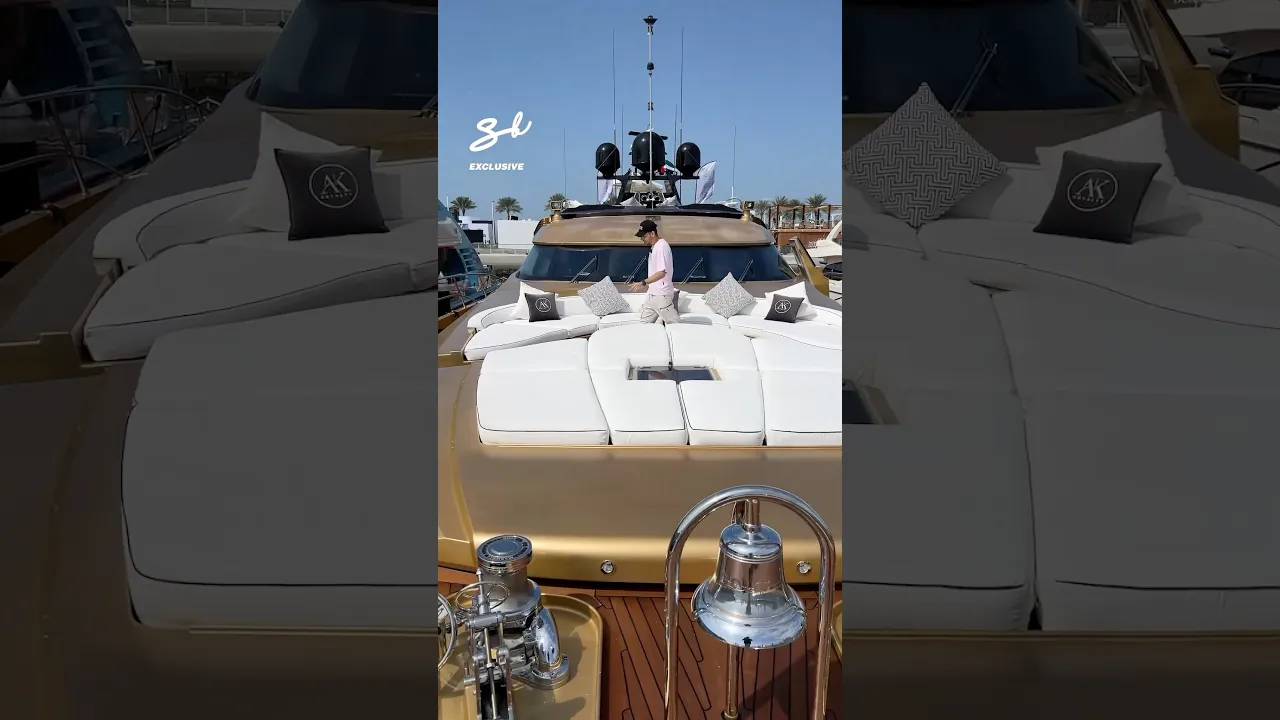 This yacht is royalty by name, royalty by design 😍 #yachts #boats #vehicles