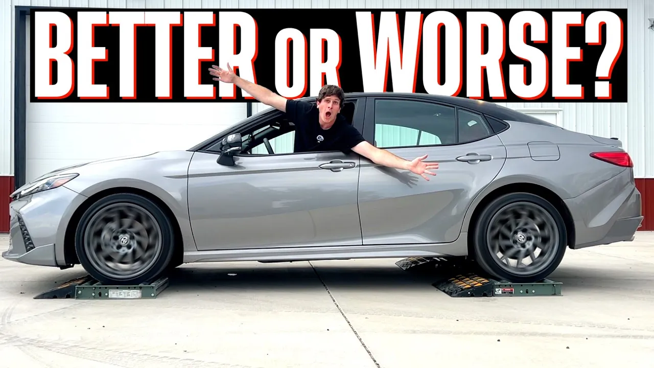Is The New 2025 AWD Toyota Camry Better OR Worse Than The Old One On The TFL Slip Test?