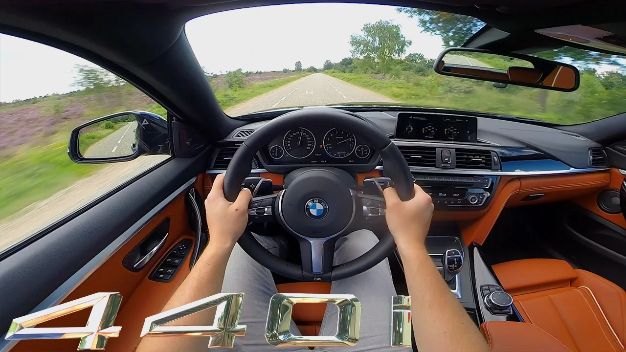 BMW 4 Series Gran Coupe 440i 2017 POV Test Drive Acceleration & Sound