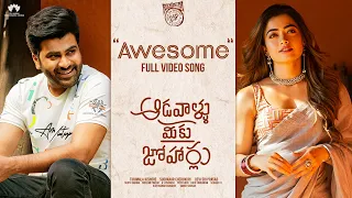 Awesome Full Video Song [4K] | Aadavallu Meeku Joharlu | Sharwanand, Rashmika | Devi Sri Prasad