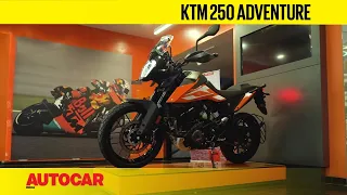 KTM 250 Adventure walkaround - the KTM ADV gets more accessible | First Look | Autocar India