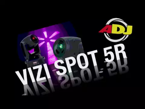 Product video thumbnail for American DJ Vizi Spot 5R Moving Head with 5R Lamp