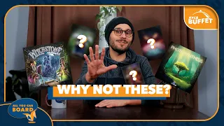 Top 5 Games I Love, But Rarely Recommend | AYCB Buffet #11