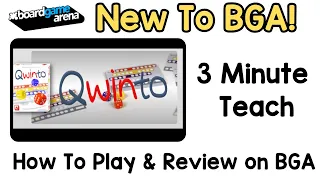 New to BGA: Qwinto How to Play and Review