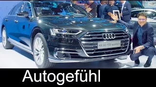 2018 Audi A8 vs A8L REVIEW Exterior/Interior Feature @ IAA 2017 - Autogefühl