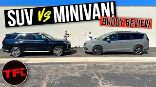 Chrysler Pacifica vs. Hyundai Palisade: Our WORST Review Ever, Raw & Unedited!