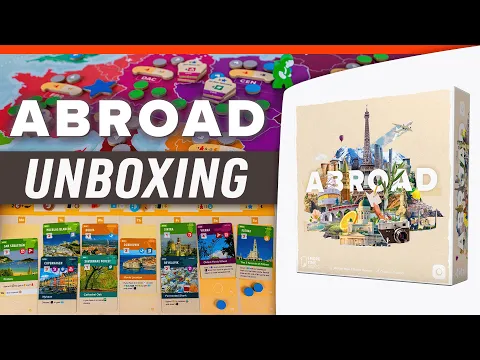 Abroad | Unboxing | Boardgames | Portal Games