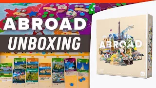 Abroad | Unboxing | Boardgames | Portal Games