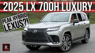 The 2025 Lexus LX 700h Is An Indestructible Ultra Luxurious Flagship SUV With Hybrid Power