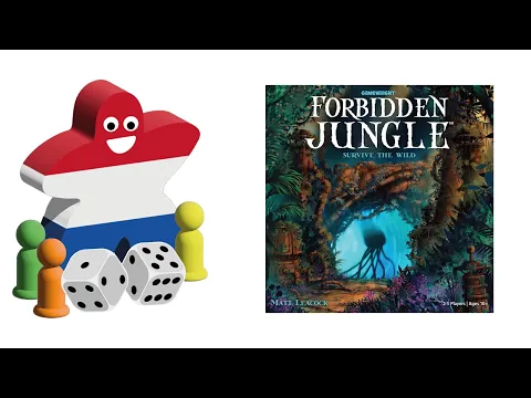 a solo game of Forbidden Jungle