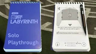 Paper Apps Labyrinth Solo Playthrough (Ending)