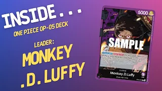 Inside…One Piece Card Game OP-05 Deck - Monkey.D.Luffy Leader/ Straw Hat Crew Deck (4K 60fps)