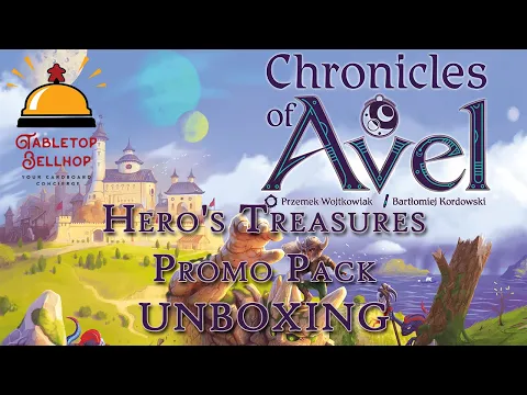 Chronicles of Avel Hero's Treasures Promo Pack Unboxing. Three new items for Chronicles of Avel