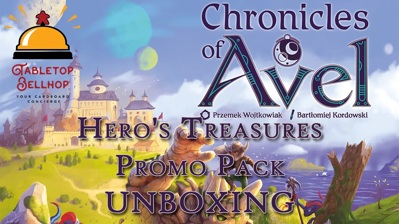 Chronicles of Avel Hero's Treasures Promo Pack Unboxing. Three new items for Chronicles of Avel