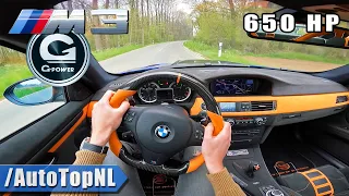650HP BMW M3 E92 G-Power *SUPERCHARGED* POV by AutoTopNL