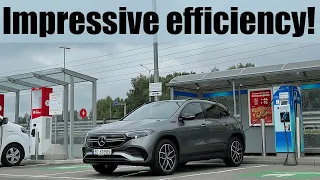 Mercedes-Benz EQA Range, Efficiency & Charging Test!