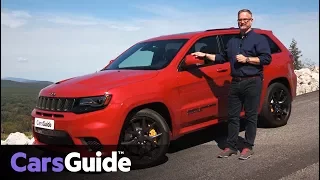 Jeep Grand Cherokee Trackhawk 2017 review: first drive video