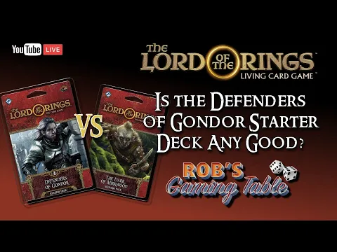 Lord of the Ring Card Game Defenders of Gondor Starter Deck Gameplay