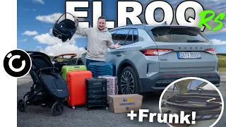 Skoda ELROQ RS Alltagstest - reicht der "kleine" ENYAQ? in unter 12min