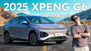 2025 XPENG G6: 81 Upgrades, AI Tech & 5C Fast Charging – FIRST LOOK at the Updates!