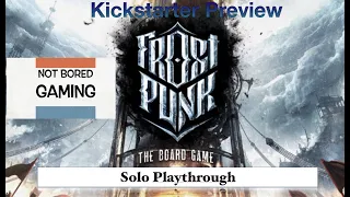 Frostpunk: The Board Game - Solo Playthrough - Not Bored Gaming
