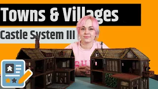 Castle System 3 Preview - Towns & Villages: Magnetic Tabletop Terrain for D&D & TTRPG's