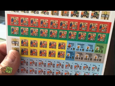 Unbagging: Battles of the Warrior Queen (GBoH) from GMT Games - The Players' Aid