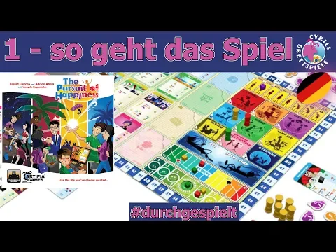 The Pursuit of Happiness - Komponenten & Regeln - Cyrils Brettspiele(S192E01)
