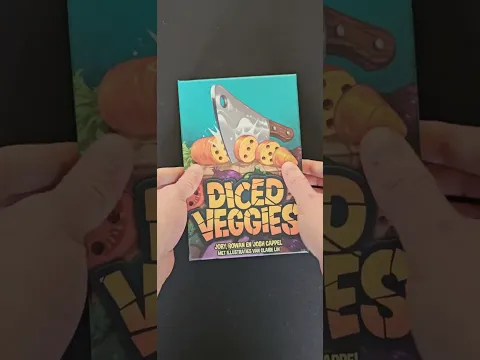 Unboxing - Diced Veggies - Happy Meeple Games
