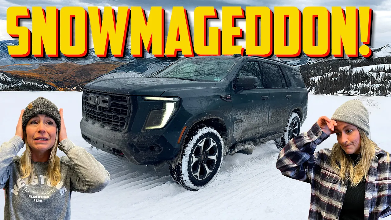 Jen and Mary Road Trip the 2025 GMC Yukon AT4 Ultimate to the Frozen North!